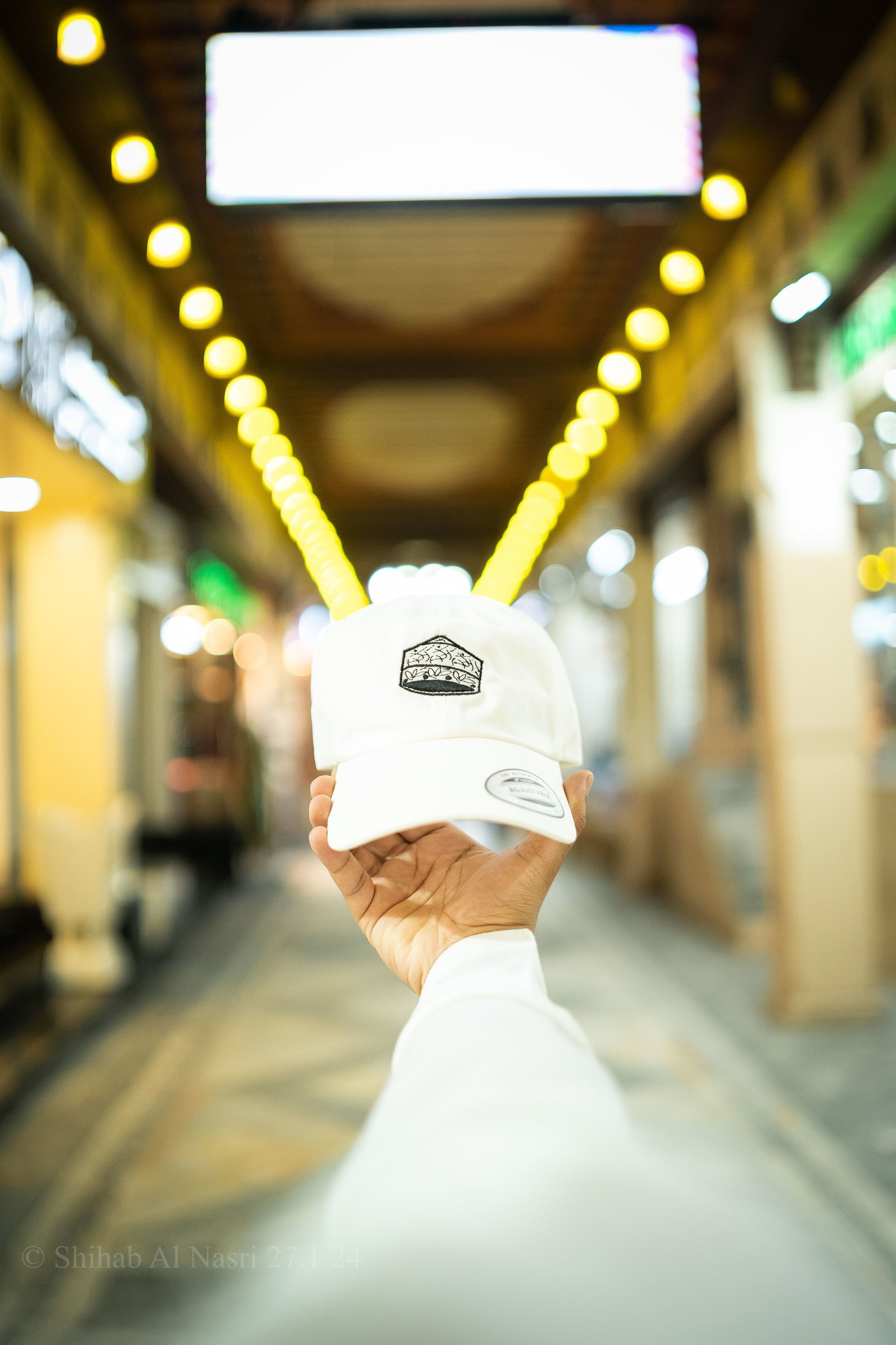 Omani Kumma dad hat (WHITE)_0