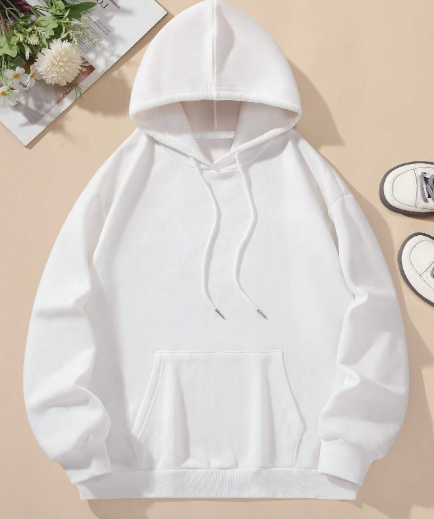 Women's Cute Cartoon Bear Printed Hoodie _1