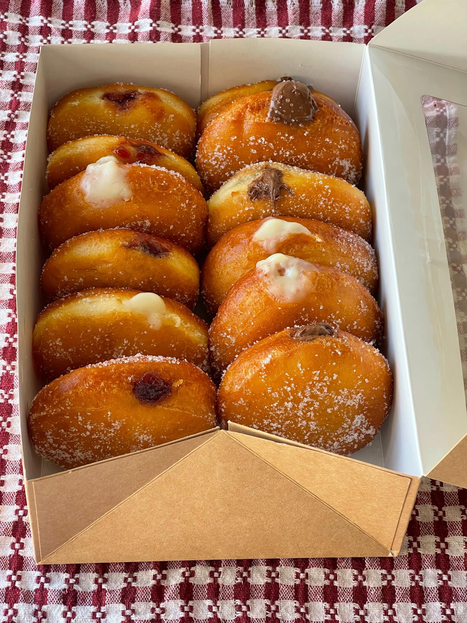 Filled Donuts (Nutella filled, Raspberry filled, Cream filled)_0