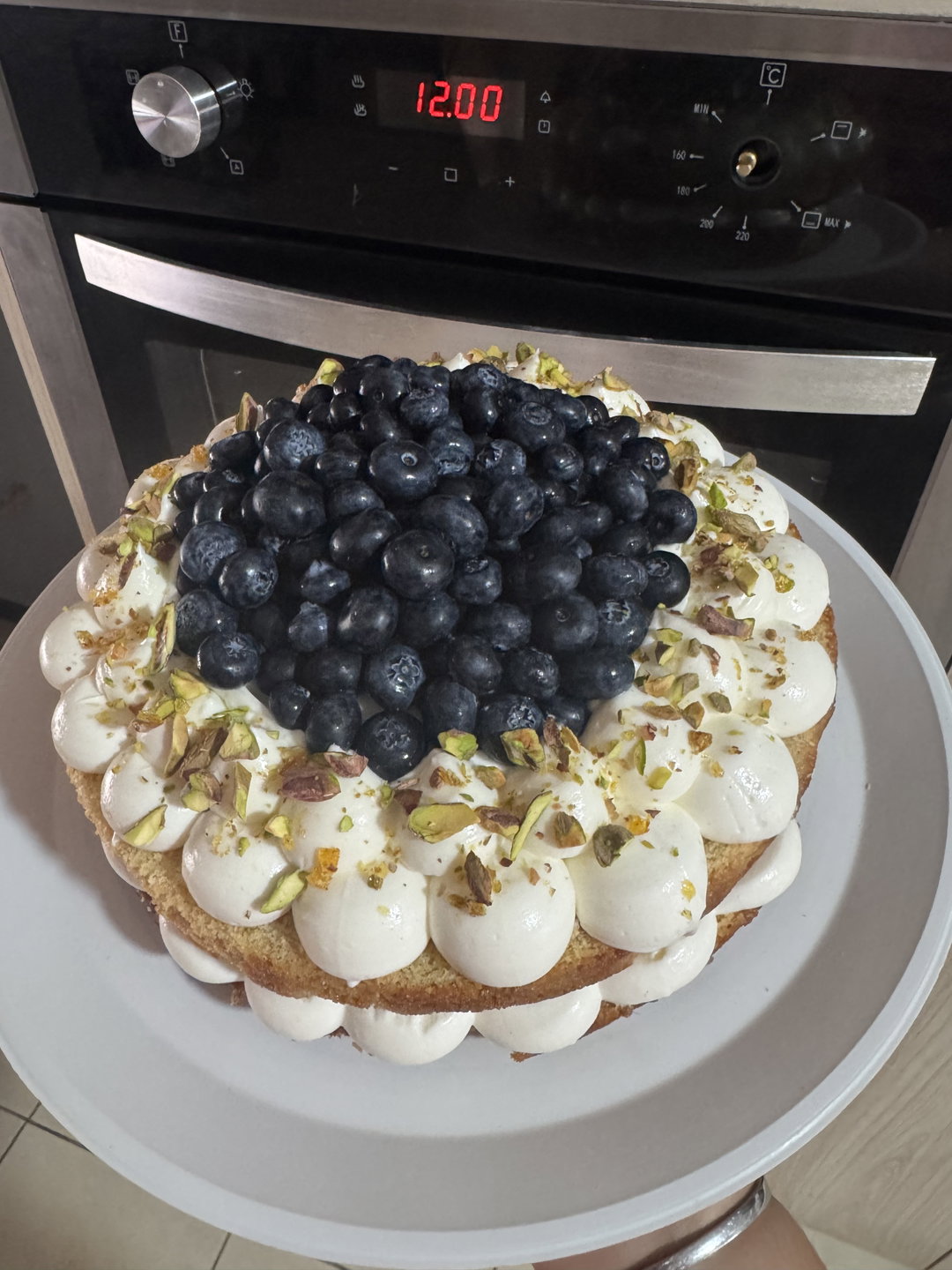Pastel blueberry pistache 