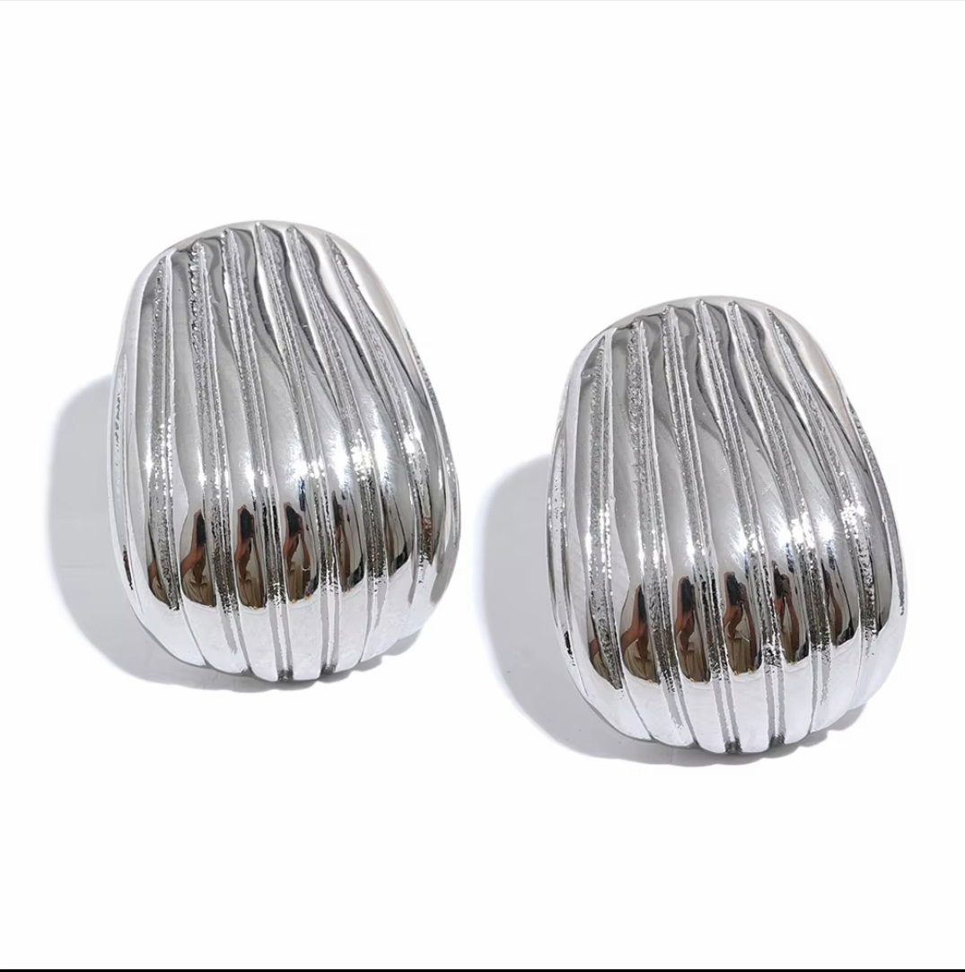 Liza Earrings - Silver_0