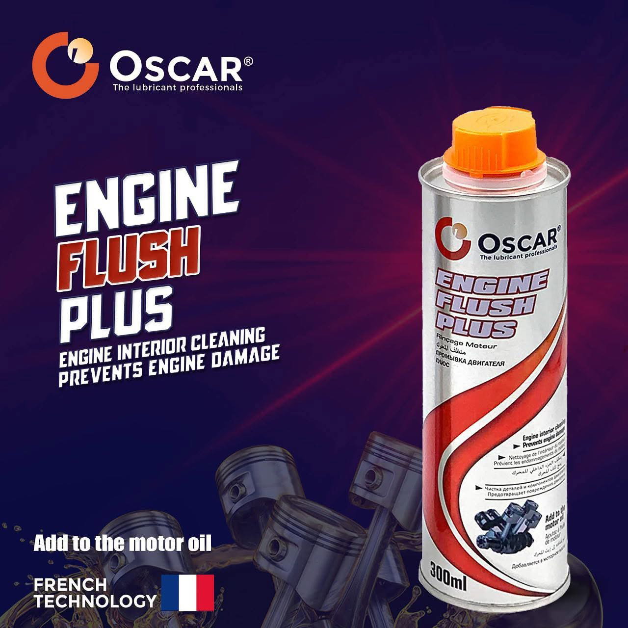 OSCAR ENGINE FLUSH PLUS 300ml_0