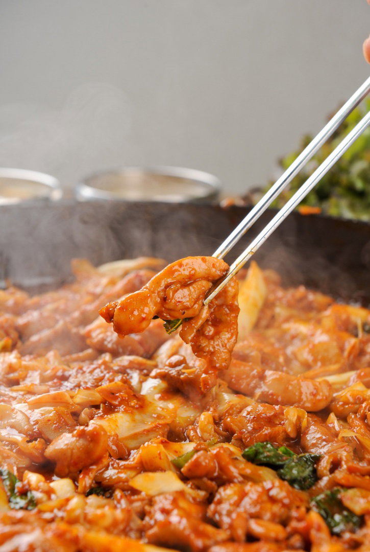 Dakgalbi + fried rice set (2-3 servings)