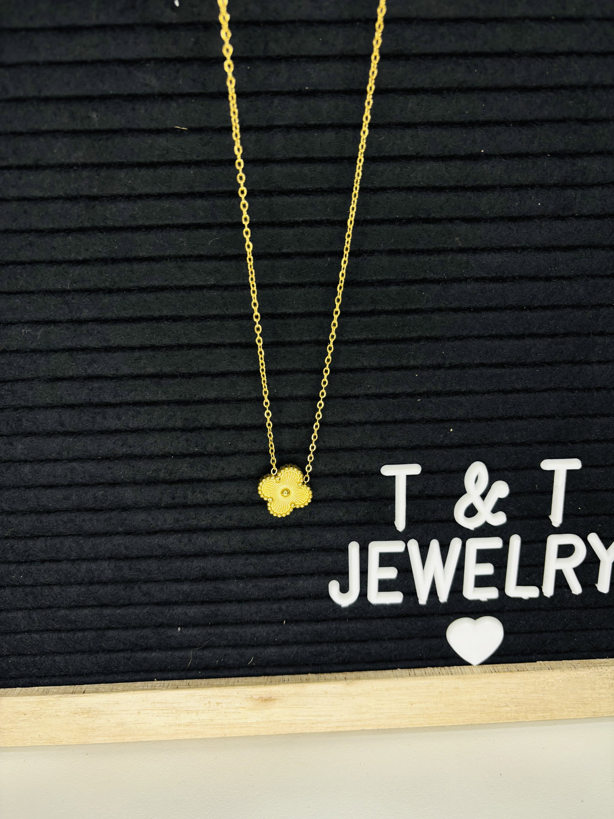 Gold Van Cleef Necklace _0