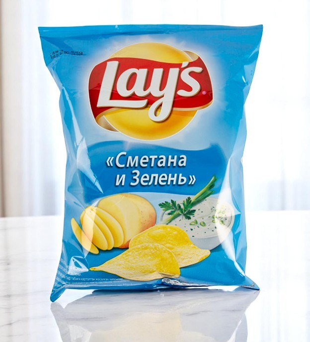 (Чипсы) Lays 70-80 г. сметана ва кабудӣ_2