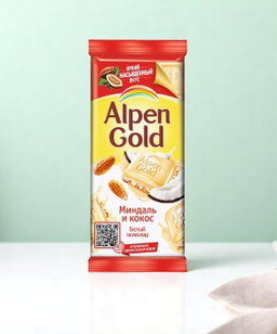 Шок/плит Alpen Gold 80г бодом ва кокос