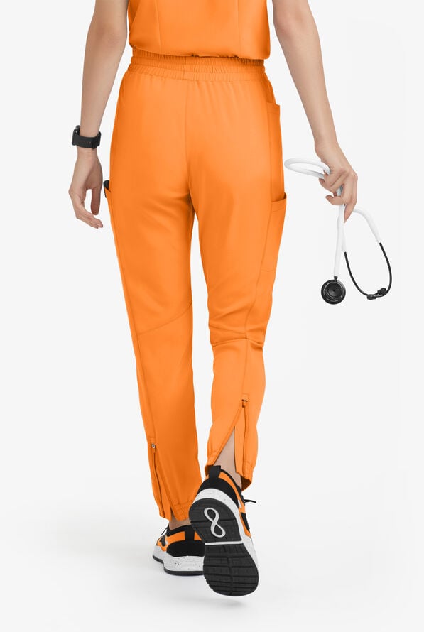 Apricot Crush Easy Stretch Jogger Scrub Pant_1