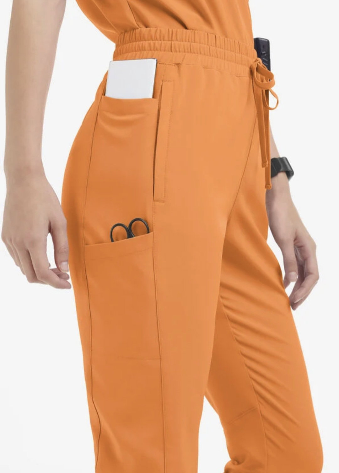 Apricot Crush Easy Stretch Jogger Scrub Pant_2