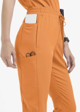 Apricot Crush Easy Stretch Jogger Scrub Pant