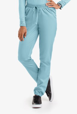 Butter-Soft Contrast Jogger Set (Dew Drop)