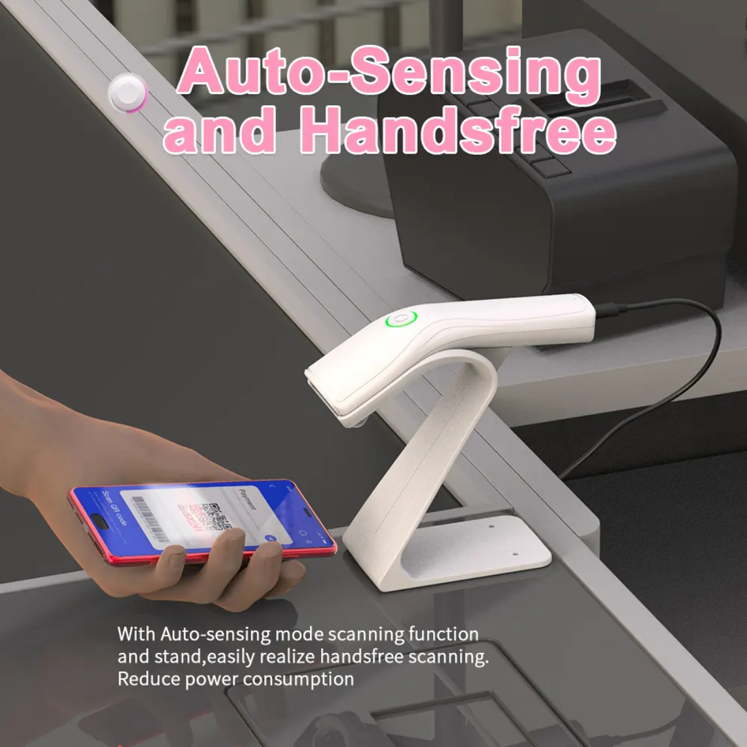 Wireless 2D Barcode Scanner 