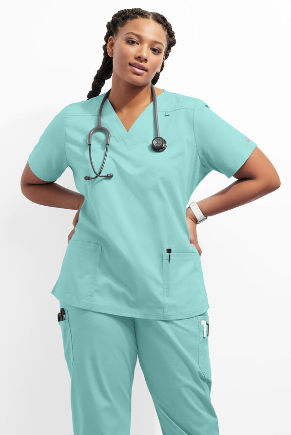Butter-Soft Stretch Jogger Scrub Set (Sea Frost)
