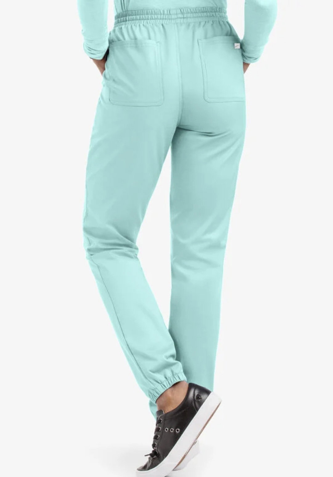 Butter-Soft Stretch Jogger Scrub Set (Sea Frost)_3