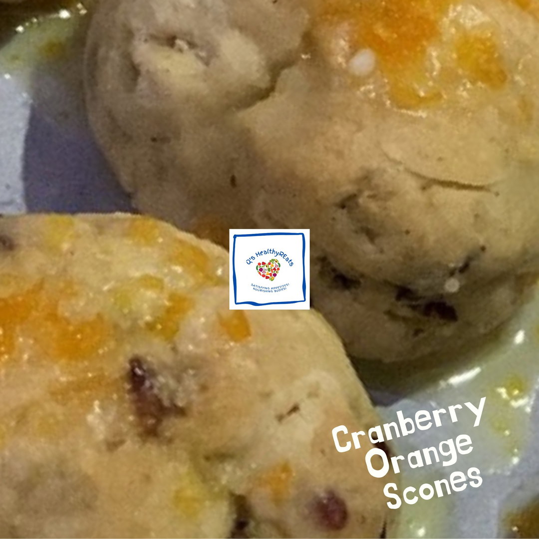 Cranberry Orange Scones (GLUTEN-FREE)