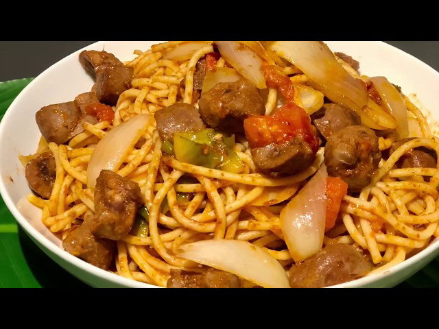 spaguetti viande 