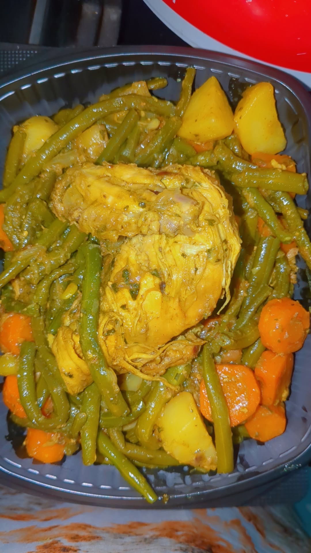 poulet aux légumes 