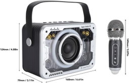 SPACE CAPSULE L203 V9 SPEAKER 2 MIC - WHITE