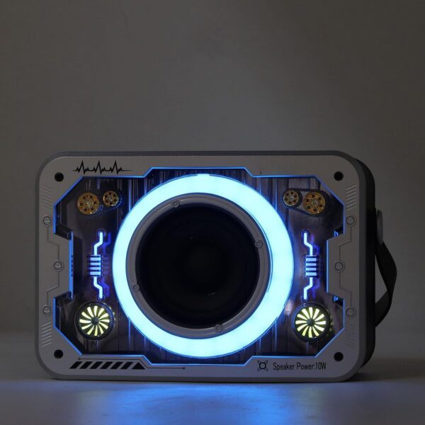 SPACE CAPSULE L203 V9 SPEAKER 2 MIC - WHITE_2