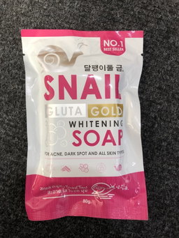 Snail Gluta Gold Whitening Soap