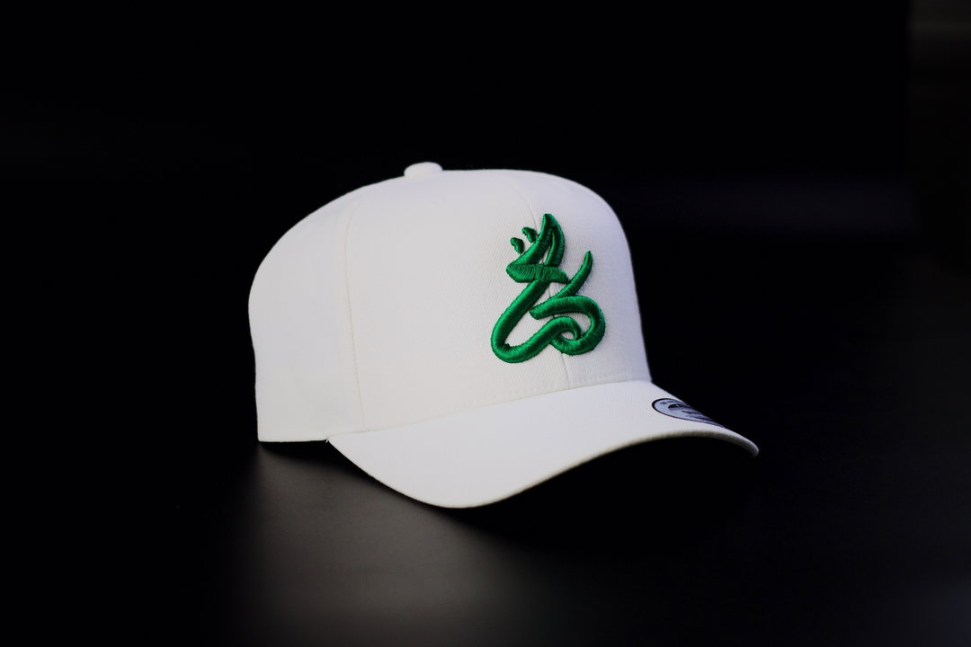 Classic كُمّة Snapback (WHITE/GREEN)