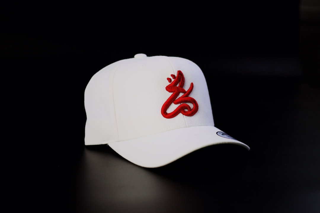 Classic كُمّة Snapback (WHITE/RED)