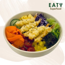 Breaded Prawn Poke Bowl
