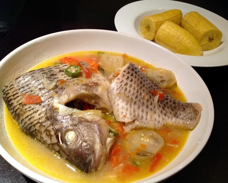 plat de bouillon de carpe