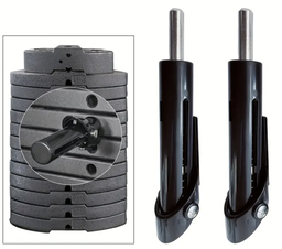2 Piece Adjustable Weight Pins 