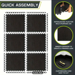 10 Piece Interlocking Fitness Mats 