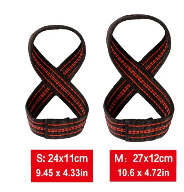 2 Piece Figure 8 Weight Lifting Straps _1