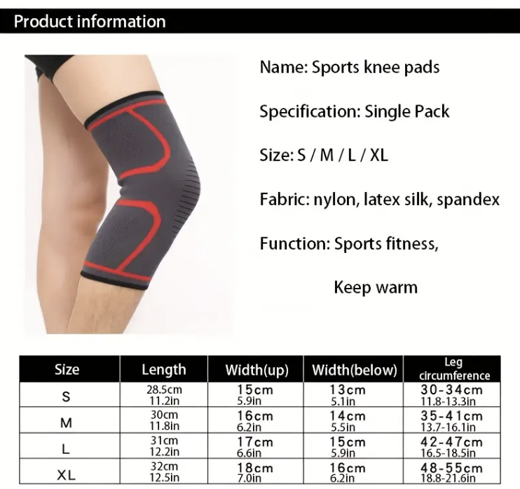 2 Piece Compression Knee Guards _1