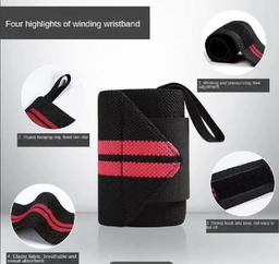 2 Piece Wrist Support Straps 