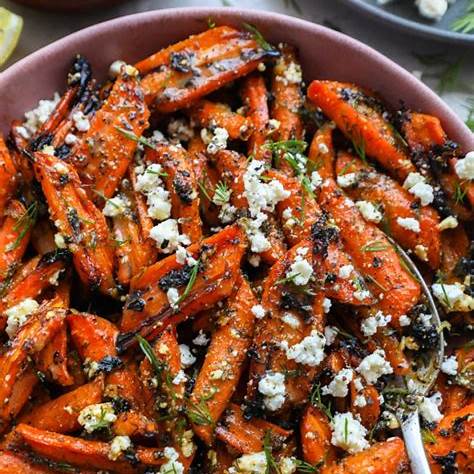 Roasted carrot feta _0