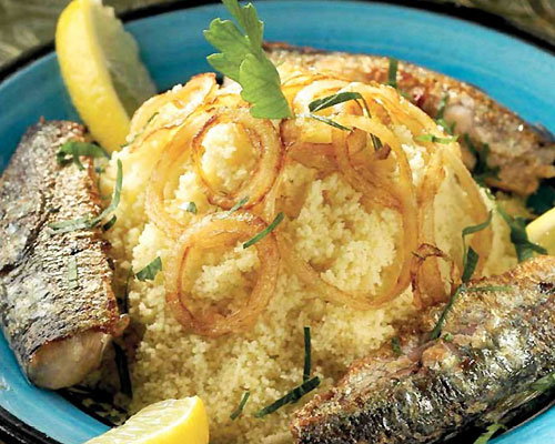 Couscous + sardine - CHEZ RAHMANE ET FRERES