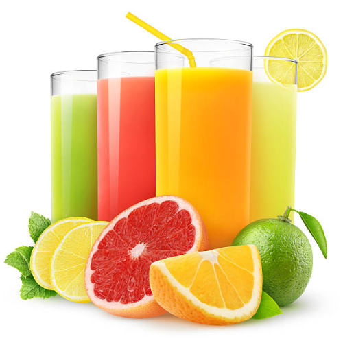 Juices selection