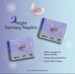 Angel Moon Serviettes Hygiéniques Nuit Sachets de 8 unités