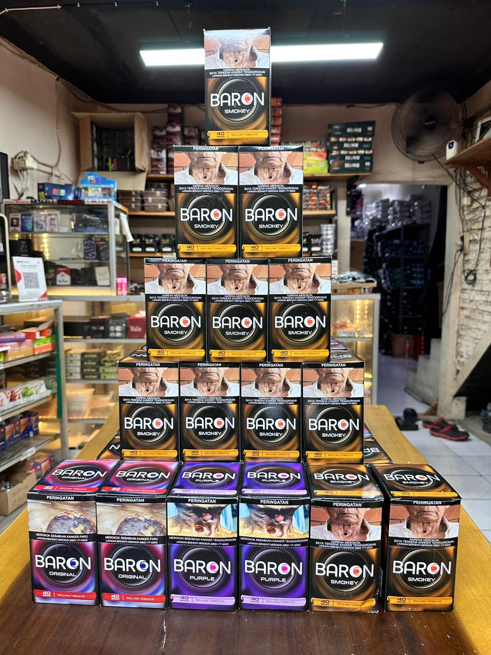 NEW BARON 40gr (1pak isi 5pcs) (DARI PABRIK ROKO AROMA)_3