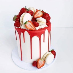 6 inches 3 layer Decadent Whipped cream Cake 