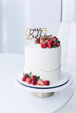 6 inches 3 layer Decadent Whipped cream Cake 