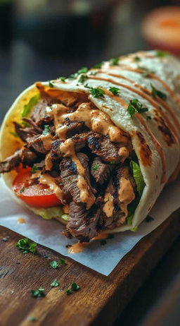 chicken shawarma with free 300ml soda