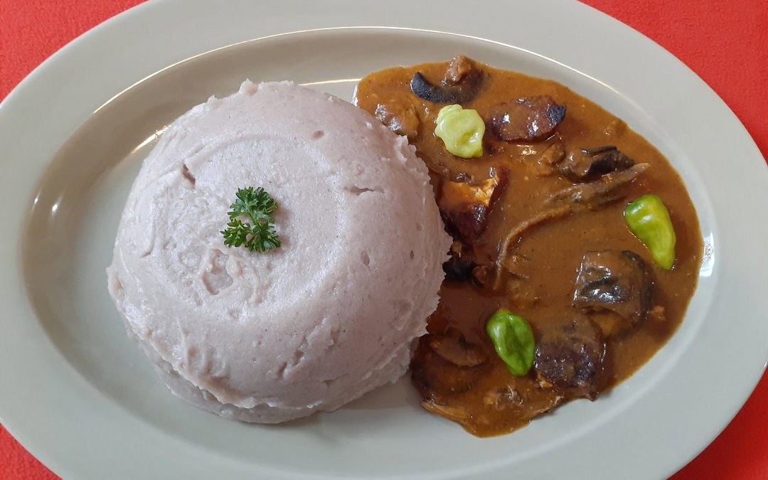 Sauce assrokouin avec pâte blanche