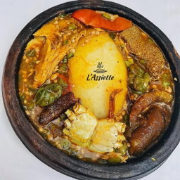 Sauce gombo avec agbéli 