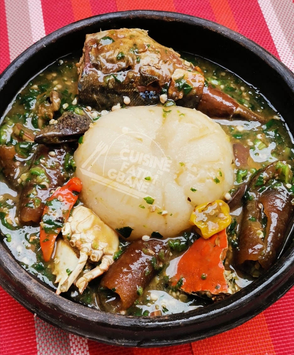 Sauce crincrin avec agbéli