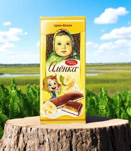 Шок(плит) Аленка 87г крем банан 