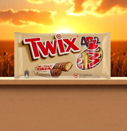 Шок(батон) Twix 4х2 3х55г