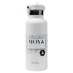 Moya "Starfish" 500ml Insulated Sustainable Water Bottle White