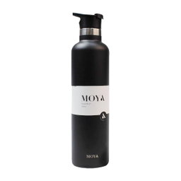 Moya "Coral Reef" 1L Insulated Sustainable Water Bottle Black Spout Lid