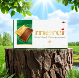 Шок/плит Merci 100г чормағз ва бодом