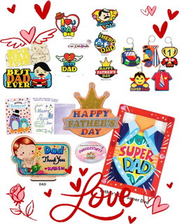 DIY Felt Craft Father's Day Car Display Board Kit