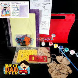 DIY Felt Craft Father's Day Car Display Board Kit